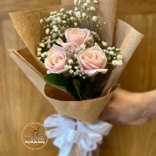 BÓ HOA HỒNG DÂU XINH XẮN