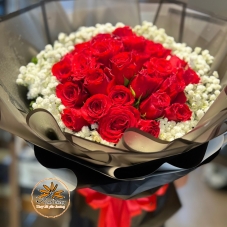 HỒNG ĐỎ ĐIỂM BI TRẮNG AD