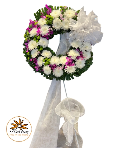 KỆ HOA TƯƠI TANG LỄ KT035